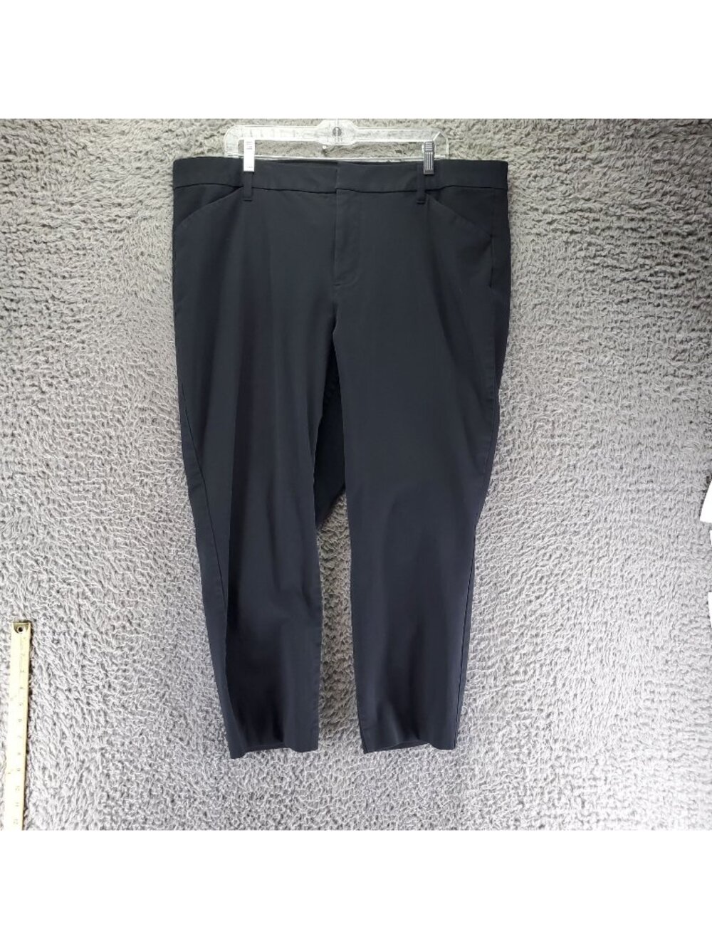 Old Navy Pants Womens Plus Size 22 Black Pixie Skinny Secret-Smooth Pockets